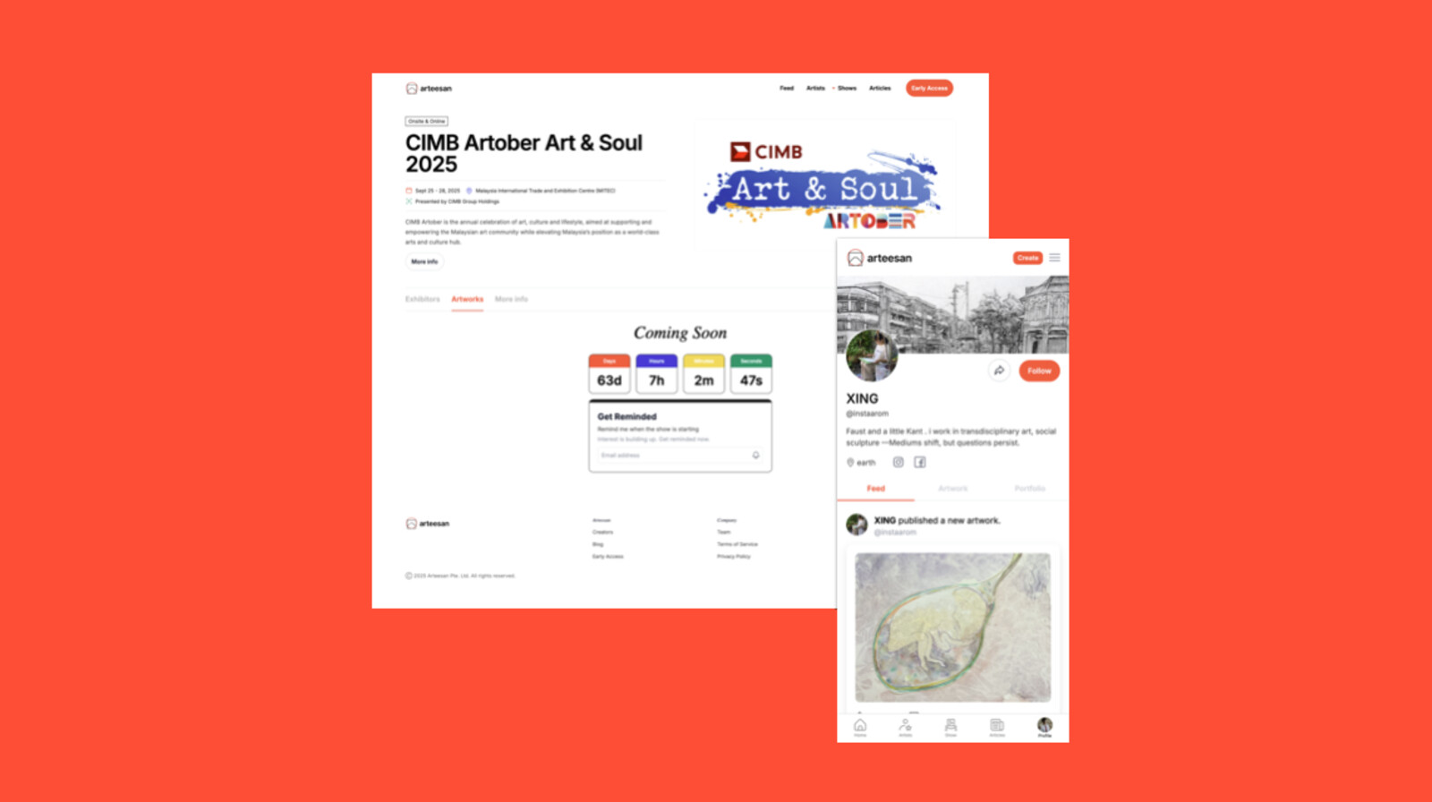 Global Platform for Artists to Showcase and Sell